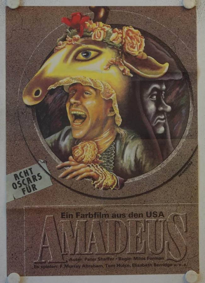 Amadeus original release east-german movie poster